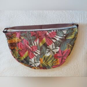 Billabong Large Sling Bag In Bold Tropical Floral Print